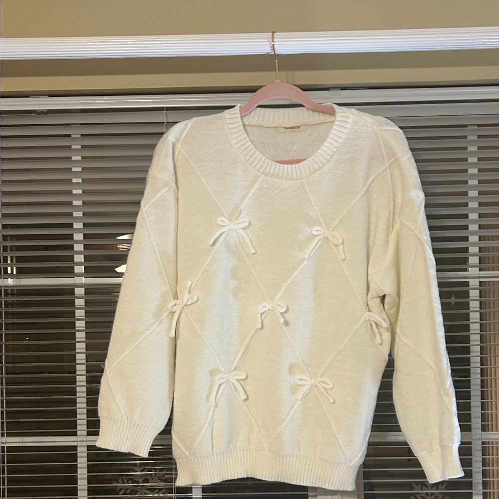 Avow Embellished Sweater New Small
